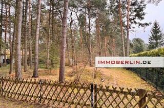 Grundstück zu kaufen in 14547 Beelitz, IMMOBERLIN.DE - Großzügiges Baugrundstück in idealer Südausrichtung