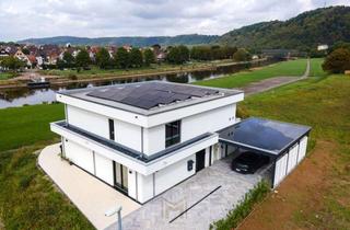 Villa kaufen in 37619 Bodenwerder, Melanie Kreimeyer präsentiert: Eine Vision aus Glas, Licht & Design - Eine Villa der Extraklasse in