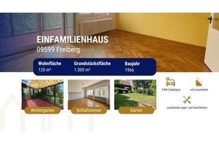 Haus kaufen in 09599 Freiberg, Historisches Wohnhaus mit Wintergarten und vielseitig nutzbaren Nebengebäuden