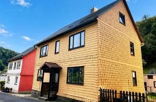 Haus kaufen in 98587 Oberschönau, Natur vor der Haustür - Wohnhaus mit Garten, Garage und Nebengelass am Rennsteig