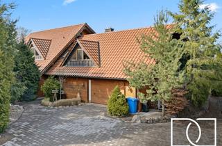 Einfamilienhaus kaufen in 91289 Schnabelwaid, Einzigartiges Grundstück! Großzügiges Einfamilienhaus in Blockbohlenbauweise mit ELW