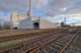 Gewerbeimmobilie kaufen in An Der Fine, 06842 Innenstadt, Gewerbegrundstück mit Gleisanschluss und Lagerhalle