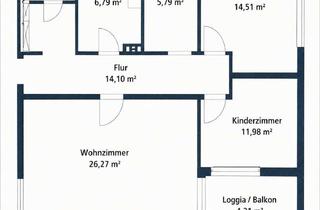 Anlageobjekt in 38442 Fallersleben, Vermietete 3-Zimmer-Wohnung in Fallersleben – ausschließlich als Kapitalanlage