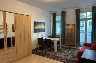 Immobilie mieten in Karl-Egon-Straße 24, 10318 Karlshorst, Möblierte 1-Zimmer-Wohnung mit Balkon in Berlin-Karlshorst