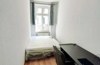 Immobilie mieten in Bergstraße 31, 04315 Neustadt-Neuschönefeld, Voll möbliertes WG-Zimmer mit Balkon – moderne 2er-WG in Leipzig – 479 € all inclusive