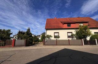 Doppelhaushälfte kaufen in 76351 Linkenheim-Hochstetten, Wer die Wahl hat.... DHH mit Anbau und Nebengebäude zum Renovieren oder bis zu 2 Neubauten!
