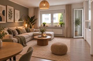 Wohnung kaufen in 55545 Bad Kreuznach, Jetzt selbst einziehen! Energie sparen, sanierte 3ZKBB mit Garage in gesuchter Lage KH-Winzenheim