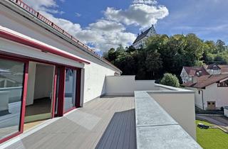 Penthouse mieten in Vöhlinstraße 6a, 89257 Illertissen, Exklusive Penthouse-Rarität – lichtdurchflutet, mit einzigartigem Blick auf das Vöhlinschloss