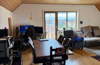 Wohnung mieten in 69226 Nußloch, 3-Zimmer-Dachgeschosswohnung mit Balkon und Einbauküche über den Dächern von Nußloch