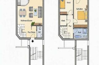 Wohnung mieten in 41516 Grevenbroich, Charmante 3-Zimmer-Maisonette mit Terrasse, Gartenanteil & eigenem Carport