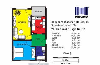 Wohnung mieten in Schwimmbadstr. 3 a, 88605 Meßkirch, gemütliche 2 Zimmerwohnung