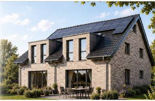 Haus mieten in Bruhnstraße 28, 23611 Bad Schwartau, Moderne KfW-40-Doppelhaushälfte (Erstbezug) in Sereetz – energieeffizient und hochwertig
