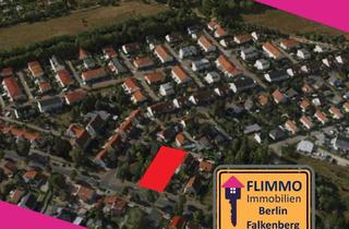 Grundstück zu kaufen in Ahrensfelder Chaussee, 13057 Falkenberg, ⭐️ hinteres Baugrundstück Berlin S-Bahn S7: ohne Hausbaufirma