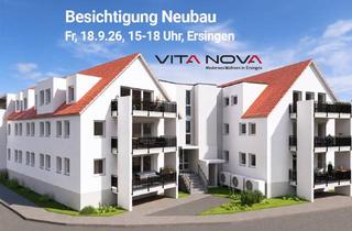 Wohnung kaufen in 89155 Erbach, Neubau-Wohnung mit 3,5-Zimmern - Mit Balkon und überdachtem Stellplatz