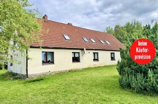 Wohnung kaufen in 17326 Brüssow, Brüssow - HORN IMMOBILIEN ++ Einfamilienhaus mit separater Einliegerwohnung in Brüssow