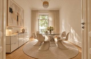 Wohnung kaufen in Nähe Grüneburgweg 00, 60323 Westend-Süd, Seltene Gelegenheit * renovierte 4 Zimmer- Bél Etage Wohnung *2 Balkone*Toplage Westend