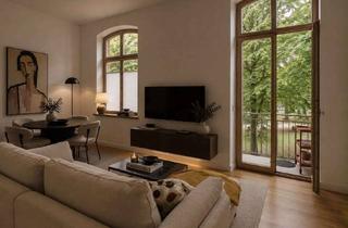 Wohnung kaufen in Im Lindenhof, 10365 Lichtenberg, Wunderschönes Appartment in Denkmal, exkl. u. hochwertige Ausstattung, 1. OG, Aufzug, EBK uvm.