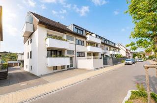 Wohnung kaufen in 71726 Benningen, Ihr neues Zuhause am Fluss: Maisonette mit Balkon, Dachterrasse und Garage