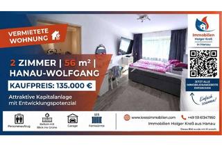 Wohnung kaufen in 63457 Hanau, Attraktive 2 Zimmer Wohnung mit Garage in Hanau-Wolfgang: