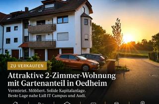 Wohnung kaufen in Heinrich-Fries-Straße 139, 74229 Oedheim, Attraktive 2-Zimmer-Wohnung mit Gartenanteil