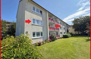 Wohnung kaufen in 24837 Schleswig, Zentral wohnen, Ruhe genießen – 3 Zimmer mit sonniger Westloggia