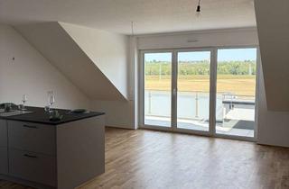 Wohnung kaufen in Erlenweg 22, 65474 Bischofsheim, Sonniges Wohnen mit Feldblick – 4-Zimmer-Neubauwohnung mit großer Dachterrasse