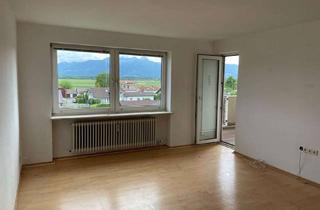 Wohnung mieten in Schwarzenbergstraße 19, 83026 Pang, 2 Z mit Balkon, helles Bad, Aufzug