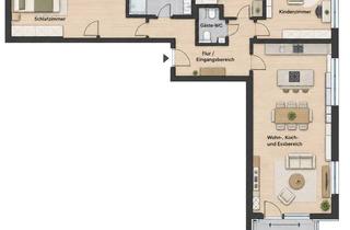 Wohnung mieten in Großgartacher Str. 77, 74080 Böckingen, Großzügige Familienwohnung mit 3 Schlafzimmern, Balkon & offenem Wohnbereich