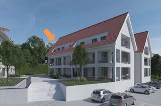 Wohnung mieten in 72666 Neckartailfingen, Neckartailfingen (W1.12): Stilvolle 3-Zimmer-DG-Wohnung mit hochwertiger EBK und Über-Eck-Balkon