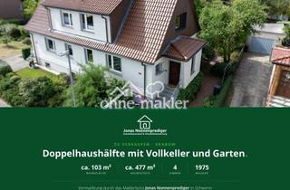 Doppelhaushälfte kaufen in Berliner Straße 50, 19300 Grabow, Doppelhaushälfte mit Garten - für den Käufer provisionsfrei