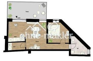 Wohnung mieten in Bahnhofstrasse 52, 69509 Mörlenbach, Erstbezug nach Kernsanierung - 54 qm indiv. Wg. mit sep. Eingang und großer Terrasse