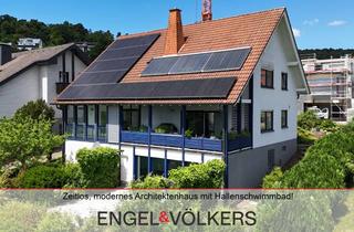 Haus kaufen in 67273 Weisenheim am Berg, Zeitlos, modernes Architektenhaus mit Hallenschwimmbad, PV-Anlage und einzigartigem Panorama!
