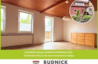 Einfamilienhaus kaufen in 31749 Auetal, RUDNICK bietet GENERATIONENGLÜCK: Einfamilienhaus mit barrierearmem Anbau