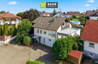 Haus kaufen in 89284 Pfaffenhofen, 360° I Sofort frei für Ihre Ideen: 3-Parteien-Haus mit Gewerbeoption & Garten in ruhiger Lage