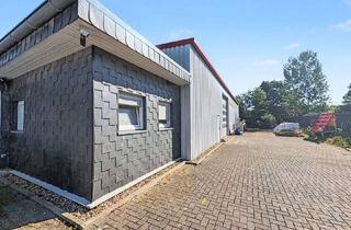 Gewerbeimmobilie kaufen in 29225 Celle, Gewerbeeinheit mit Bürogebäude, Lagerhalle und Carport – vielseitig nutzbar in Celle-Wietzenbruch