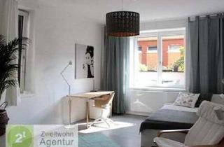 Immobilie mieten in 40219 Unterbilk, Möblierte 2-Raumwohnung mit Terrasse u. Internet,Düsseldorf-Unterbilk, Konkordiastr.