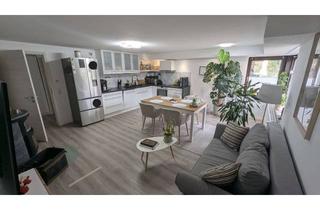Wohnung mieten in Burgstraße 41, 89192 Rammingen, Modernisierte 81 m² Wohnung mit großer überdachter Terrasse & Einbauküche in Rammingen