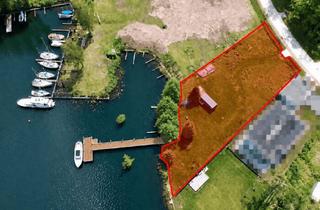 Grundstück zu kaufen in Am Seetor 65, 15378 Herzfelde, Wassergrundstück am Großen Stienitzsee eigener Wasseranteil, eigenen 18 m Bootssteg & Baugenehmigung