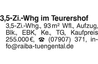Wohnung kaufen in 74523 Schwäbisch Hall, 3,5-Zi.-Whg im Teurershof