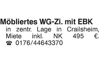Immobilie mieten in 74564 Crailsheim, WG-Zimmer