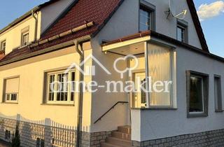 Doppelhaushälfte kaufen in 99718 Greußen, Modernes 4 Zimmer- Massivhaus mit Pool, Carport und großen Garten