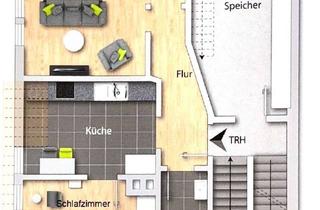 Wohnung kaufen in Freiheitstraße 58, 78224 Singen, Sanierte Dachgeschosswohnung in zentraler Lage, freiwerdend