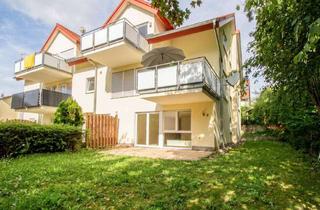 Wohnung kaufen in 74078 Frankenbach, Oase in Heilbronn: Sofort bezugsfreie 2-Zimmer-Erdgeschosswohnung mit idyllischem Südgarten & Garage