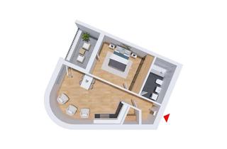 Wohnung kaufen in Konrad-Adenauer-Allee, 74523 Schwäbisch Hall, Besonderer Grundriss - mit unverbautem Weitblick (Whg. 1/06)