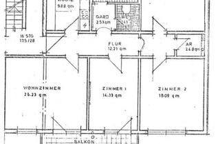 Wohnung mieten in Jakobsberg 20, 96049 Bamberg, Viel Platz in Bamberg: 4-Zimmer-Wohnung mit Balkon