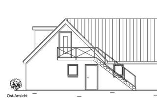 Wohnung kaufen in 25813 Husum, KfW-55-Neubau in Husum: lichtstarke 2-Zimmer-Dachgeschosswohnung mit Balkon