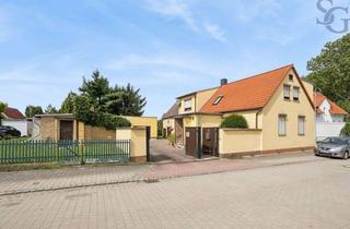 Haus kaufen in 06237 Kötschlitz, Ihr neues Eigenheim mit Scheune | Terrasse | Garagen & großen Garten am Feldrand