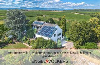 Villa kaufen in 76865 Insheim, Spektakuläre Architektenvilla in Weinbergsrandlage mit vielen Details & Traumgrundstück!