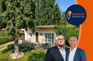 Haus kaufen in 39217 Plötzky, Gepflegter Freizeitbungalow mit Garten, Terrasse und Garage in Plötzky