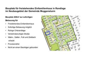 Grundstück zu kaufen in Im Fuchsbau 10, 76461 Muggensturm, Bauplatz für freistehendes Einfamilienhaus in Randlage im Neubaugebiet der Gemeinde Muggensturm